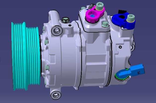 160cc Automobile Air Conditioner Compressor Pistons