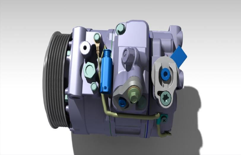 1a 12v Electric AC Compressor Visteon Air Conditioning Compressors