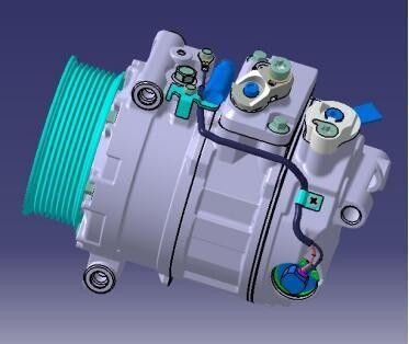 Air Conditioning Denso Car Ac Compressor DC 12V Replacing Compressor In Car